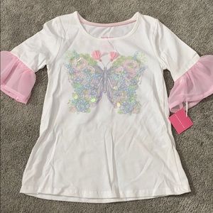 NWT Girls Isaac Mizrahi shirt size 5/6